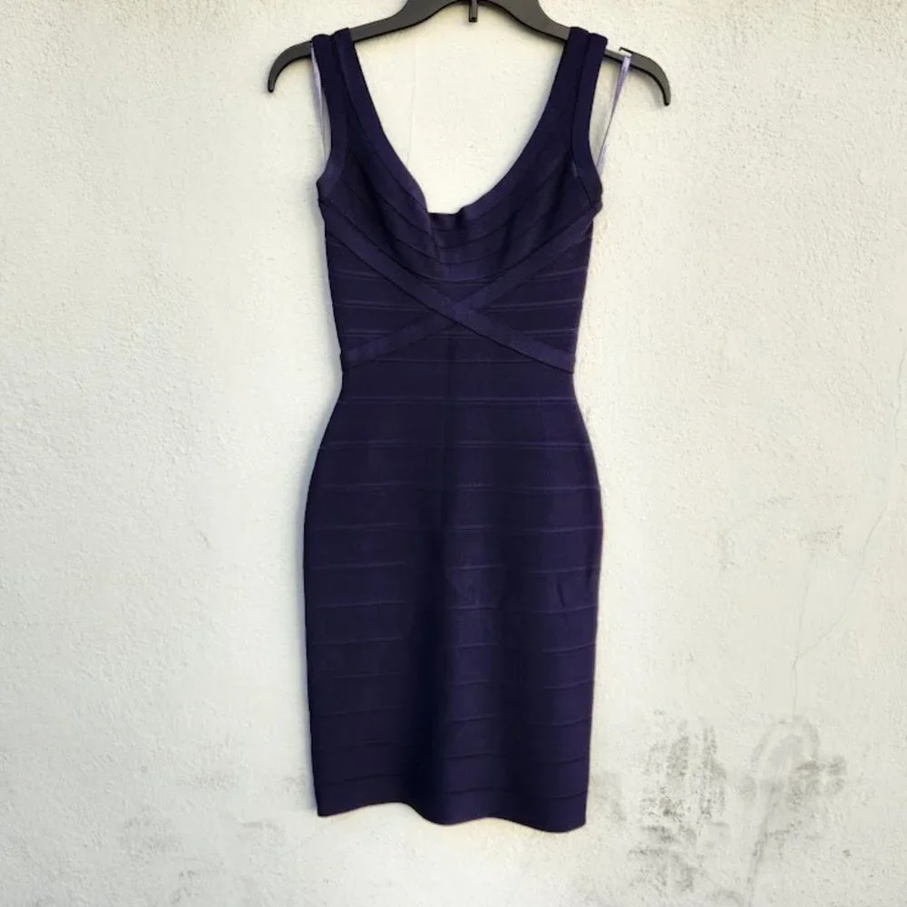 Herve Leger Maria Mini Bandage Dress - Picture 2 of 7
